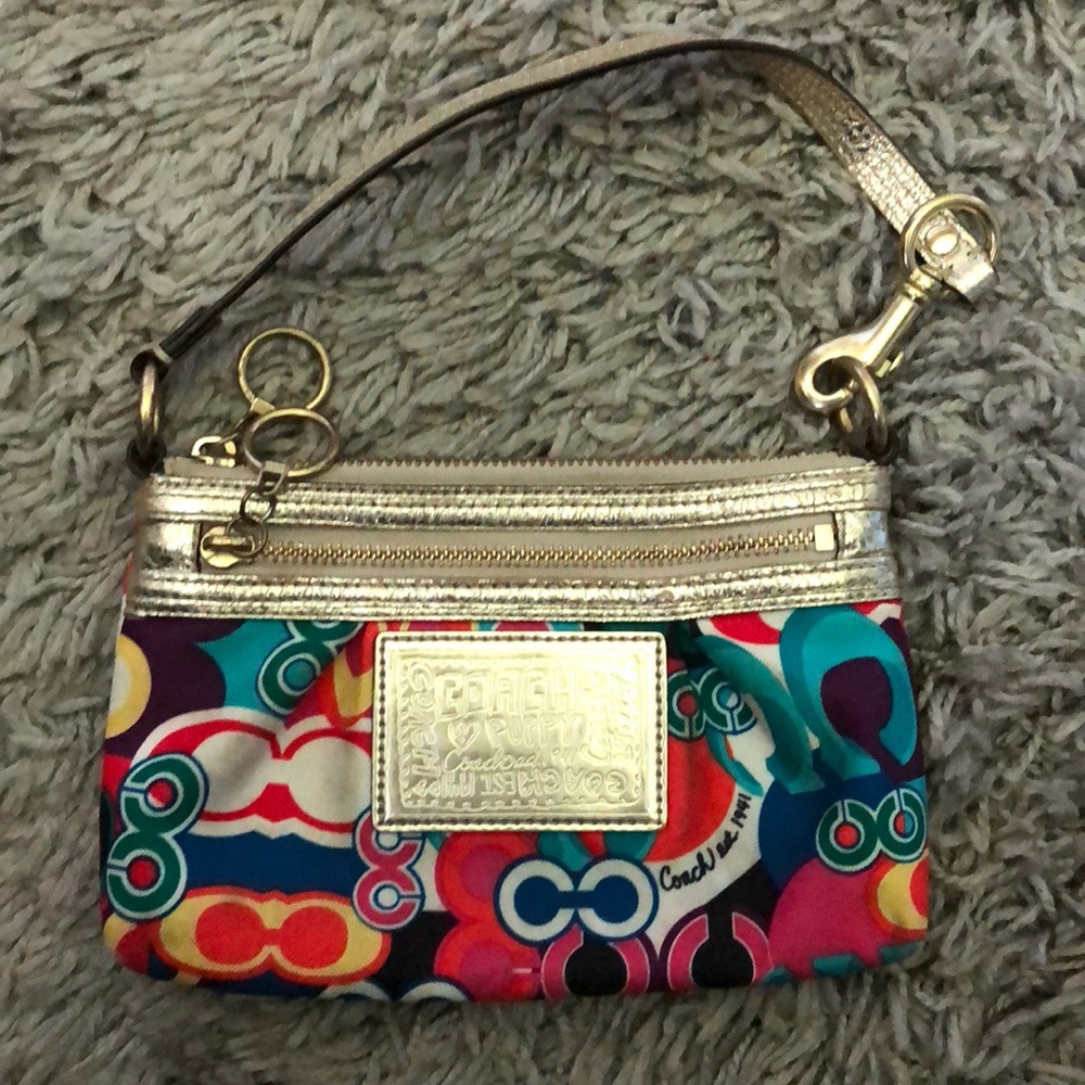 Coach Poppy Wristlet